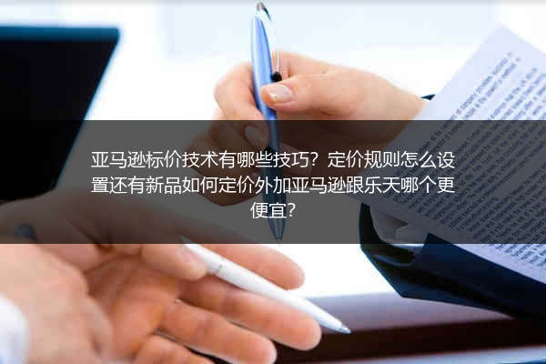 亚马逊标价技术有哪些技巧？定价规则怎么设置还有新品如何定价外加亚马逊跟乐天哪个更便宜？